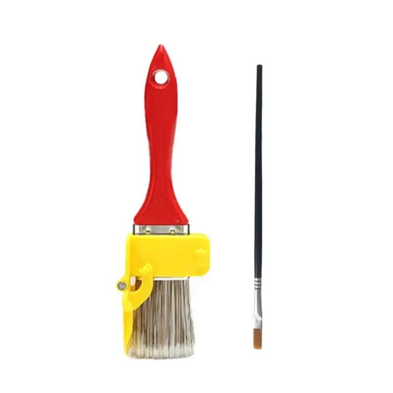 2 PCS Set Edging Color Separation Paint Brush Handheld Paint Edger Tool Ideal for Indoor and Outdoor Use on Walls and Ceilings