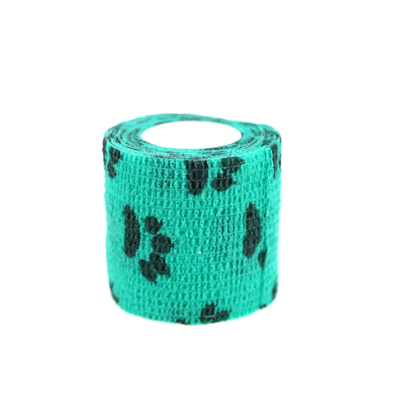 24 Rolls Dogs/Cats Elastic Bandage Self Adhesive Bandage Wrap Cohesive Tape Vet Wrap for Dog Cat Horse Pet Animals Ankle Sprains