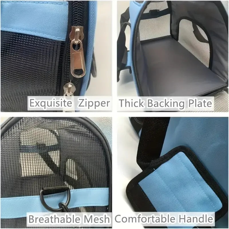 Portable Dog Cat Carrier Bag Pet Puppy Travel Bags Breathable Mesh Small Dog Cat Dogs Outdoor Tent Carrier Outgoing Pets Handbag