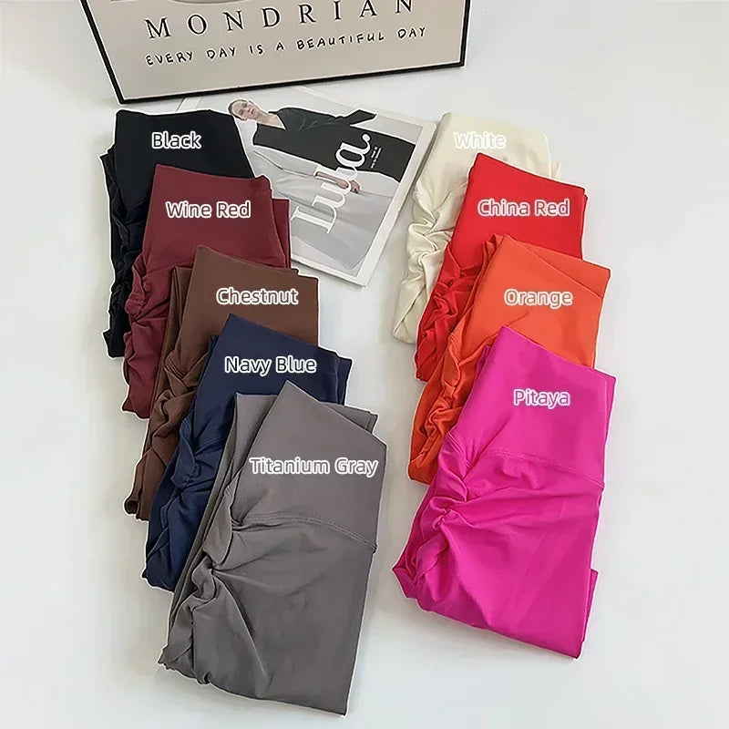 14 Colors Yoga Tight Leggings Women Fitness Gym Butt Lift Leggings Running Cycling Pants Breathable Sports Leggings High Waist Summer Workout Gym Clothing👖👖