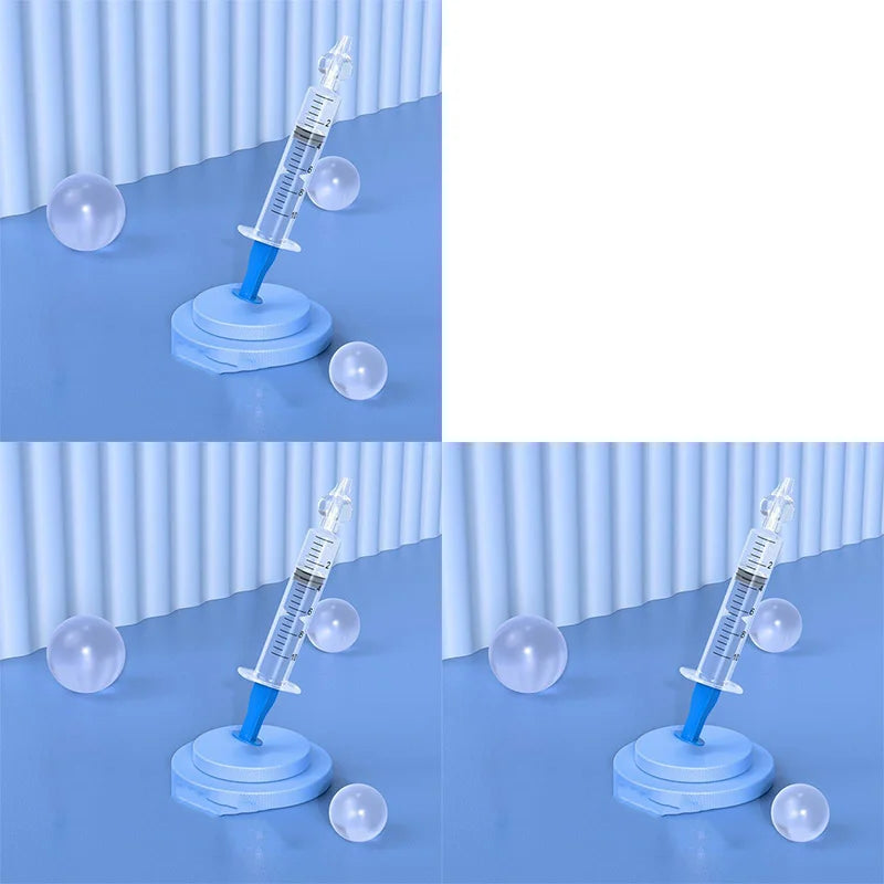 3 PCS Set Mini Lightweight Baby Needle Tube Nose Mucus Rhinitis Remover, Soft Safe Nasal Aspirator for Home & Outdoor Infant Care Supplies