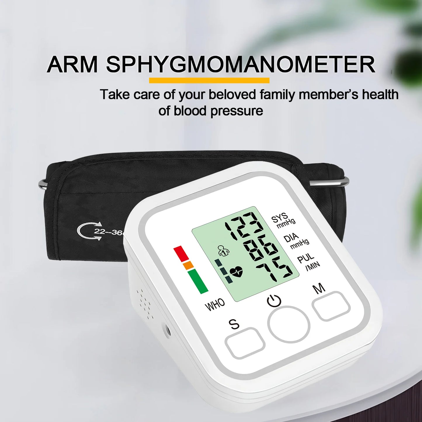 Finger Pulse Oximeter Or Blood Pressure Monitor Kit, Heart Rate SpO2 Saturation Meter Home Medical Device Health Care Supplies