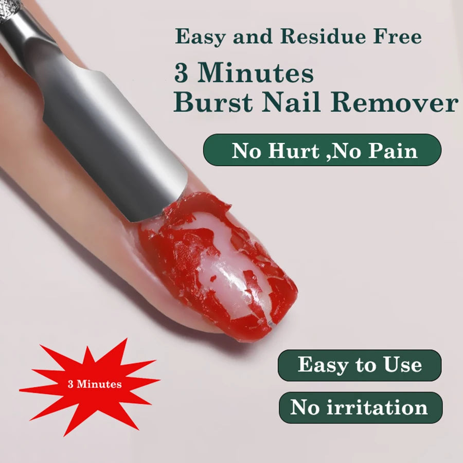 330g Magic Burst Remover Fast Nail Gel Polish Remover Clean UV Soak Off Semi Permanent Varnish Nail Art Removal Tools