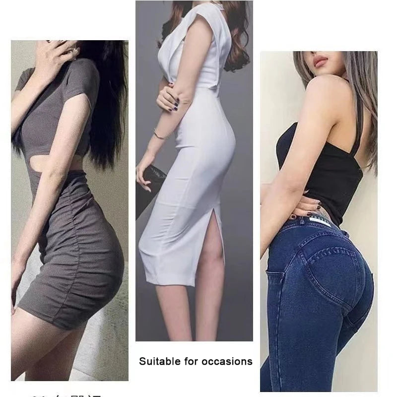 S-2XL Size 4 Colors Peach Butt Natural Latex Hip Lifting Pants, Fake Butt Underwear, Natural Soft Beautiful Hip Cushion, Rich Buttocks