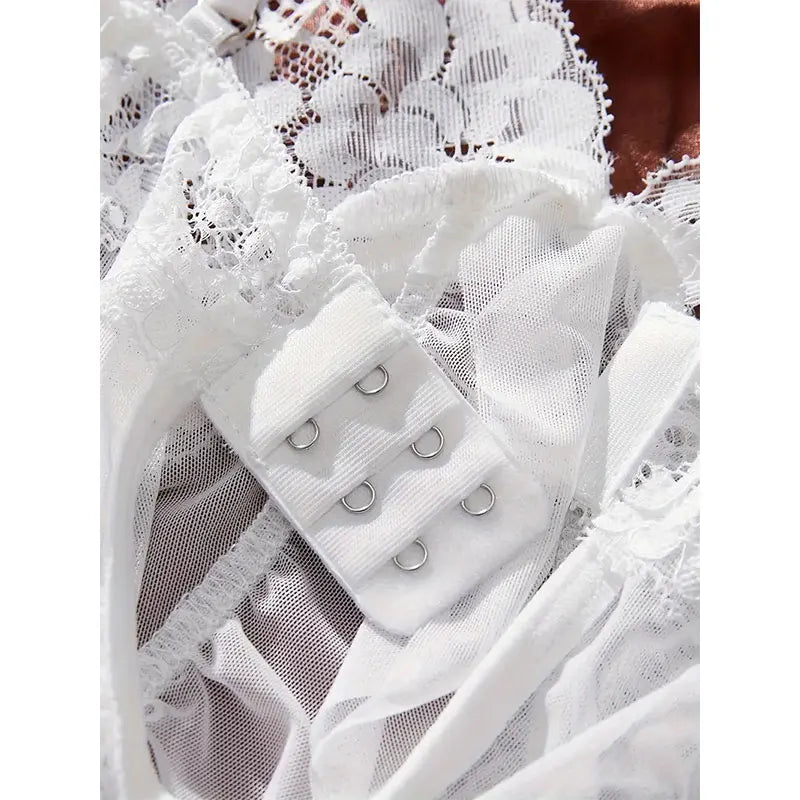 S-2XL 2PCS Set Of Tulle Ultra Sexy Nightgown 6 Colors V-Neck Bra Open Sleep Skirt Night Erotic Dress Woman Sheer Pajamas Lingerie Pants Luxury Set