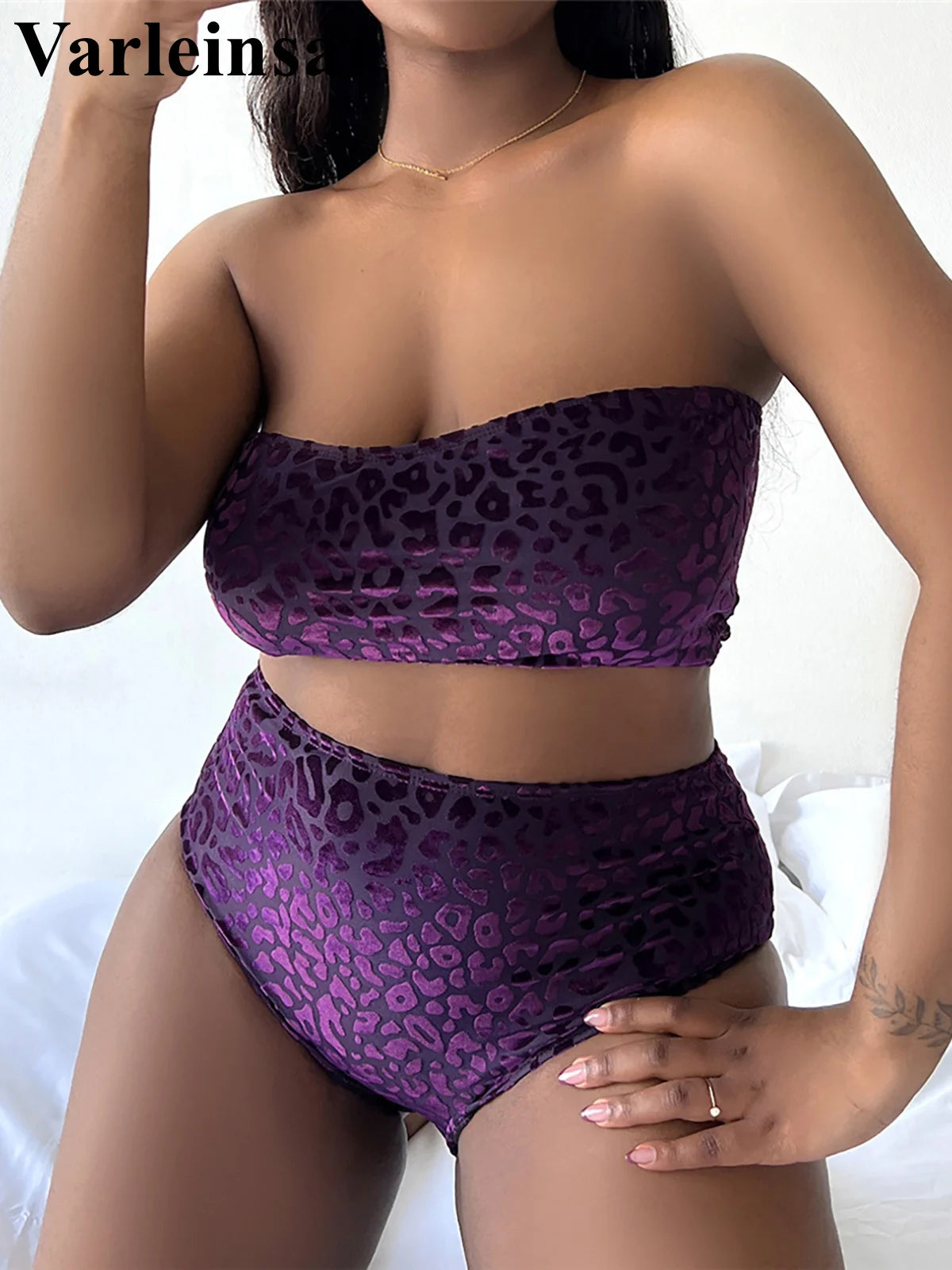 NEW!!! 0XL - 4XL Leopard Bikini Large Size Swimwear Plus Size Women Swimsuit Female Two-pieces Bikini set Bather Bathing Suit V3977B