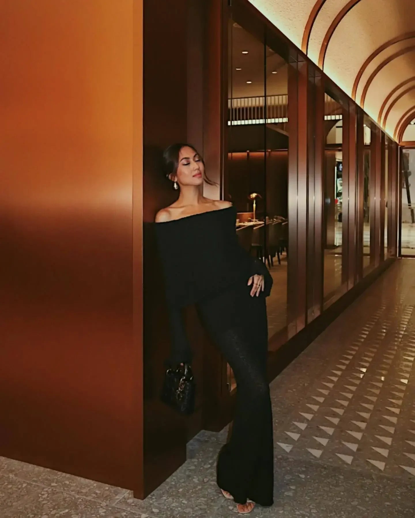 NEW Arrivals UK Size Black/Khaki/White Color Sexy Long Sleeve Hollow Out Knitted Dresses Women Elegant Off Shoulder Knit Long Dress Evening Beach Party Night Club See Through Dress