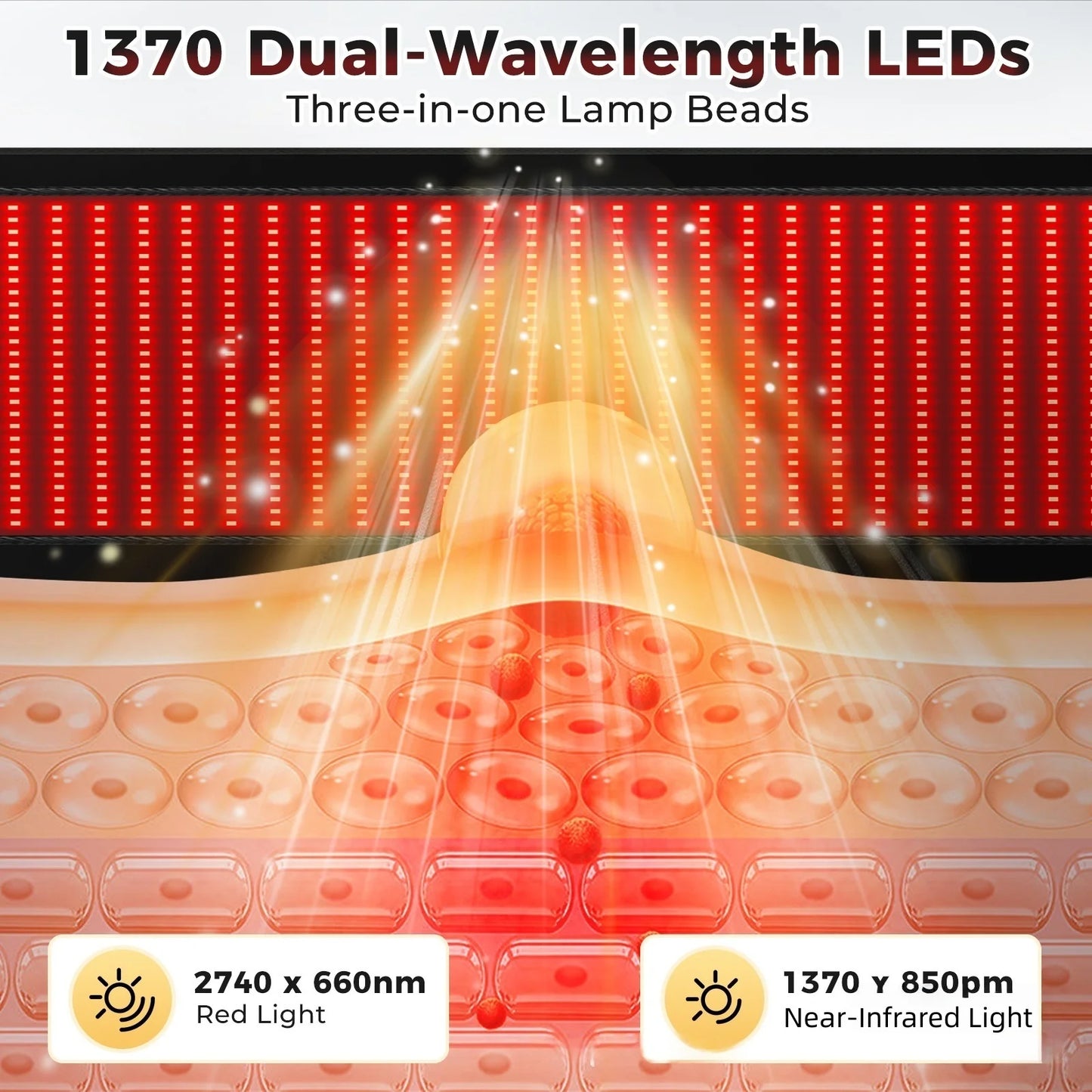 HOT SALE 325/1370/2570pcs LED's Red Light Therapy with Remote Control Infrared Mat 660nm 850nm Red Light Blanket Pad Phototherapy Waist Heating Body Pain Relief Full Body Healing Muscles Back Legs Treatment Machine Health Car