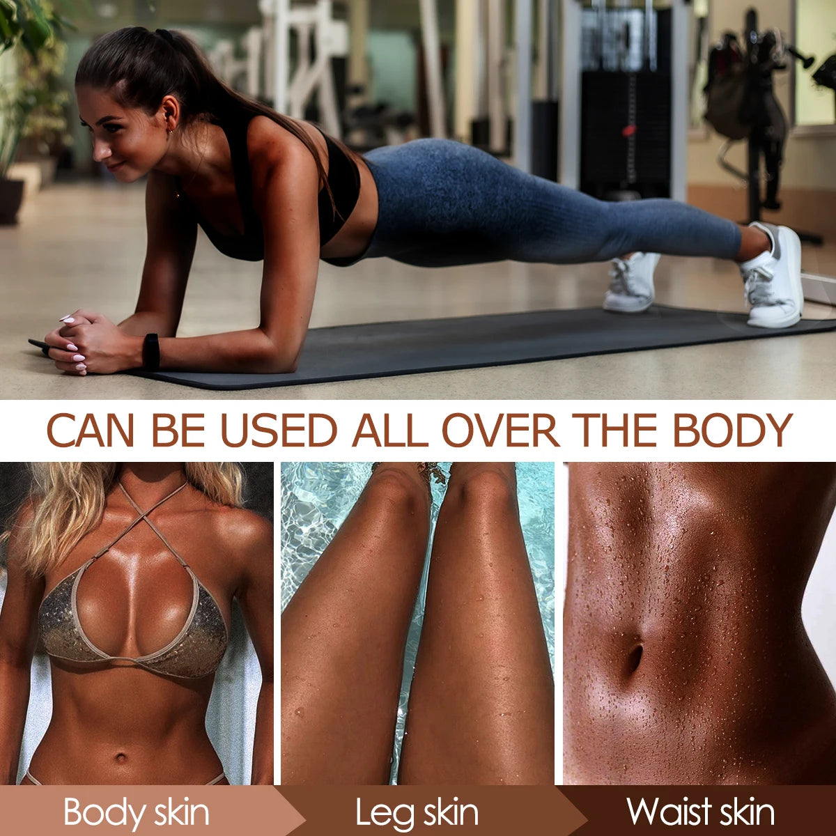 120ml Summer 4fl.Oz Tanning Lotion Can Hydrate and Moisturize, Quickly Tan, Beach Sun Protection Present Bronze Color, Make Skin Moisturized and Shiny Women Skin Care Supplies Korean Products