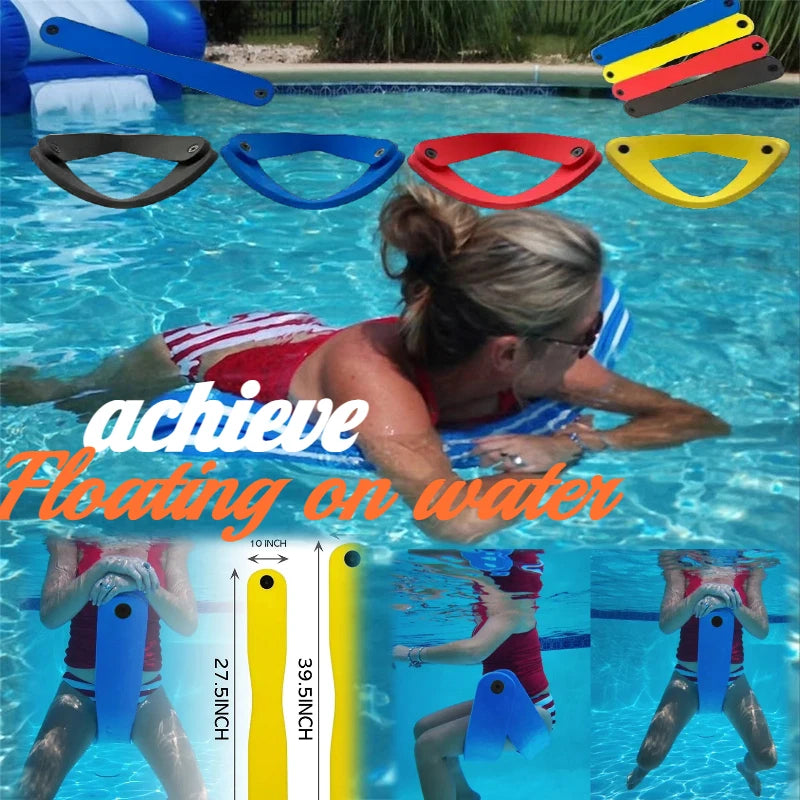NEW Arrivals 3 in 1 Set Adult-Children's Water Chair, Floats Float-N-Fold Water Chair, 3in1 Foldable Non Inflatable Foam Floating， Folding  Design Chair Home Swimming Pool Beach Water Chair