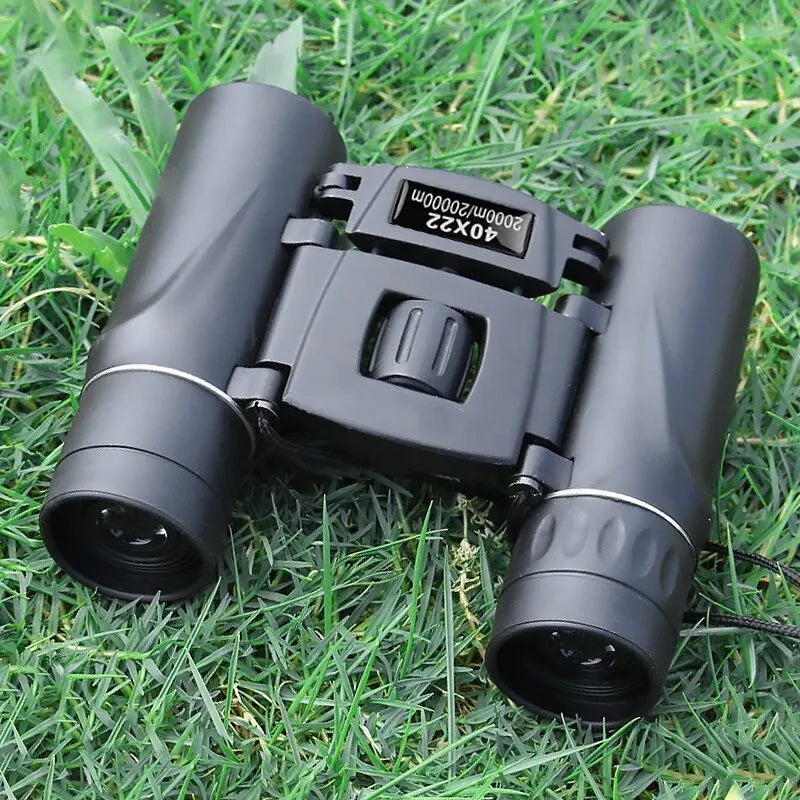 40x22 HD Powerful Binoculars 2000M Long Range Folding Mini Telescope BAK4 FMC Optics For Hunting Sports Outdoor Camping Travel