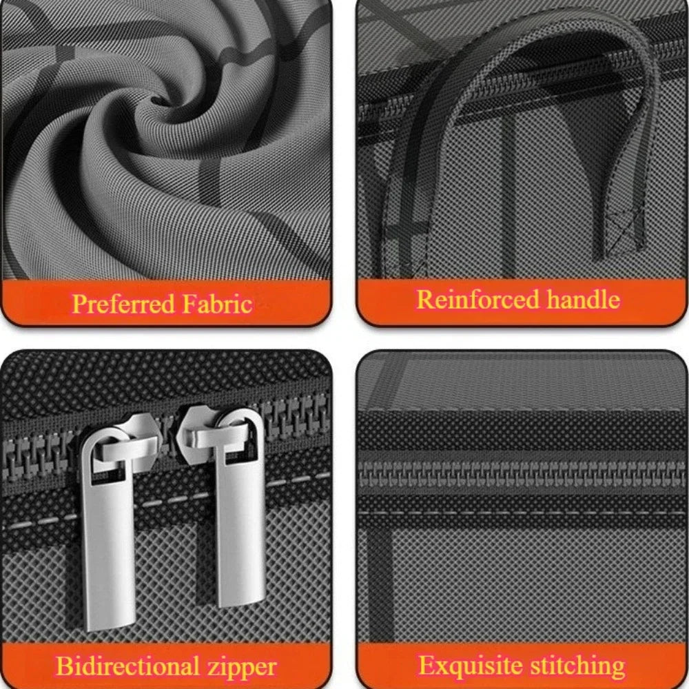 3 PCS Set Travel Moving Packing Bags Thickened Storage Bag Waterproof and Moisture-Proof Packaging Convenient Household Moving Large Capacity Storage Bag Clothing Supplies