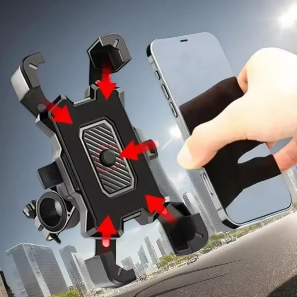 360° Rotatable Electric Bicycle Phone Holder for Smartphone Riding MTB Bike Moto Motorcycle Stand GPS Bracket Non-slip Cycling Sports Accessories