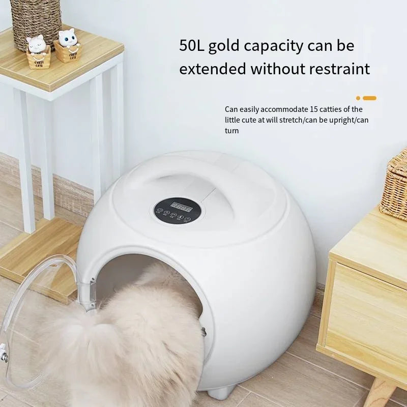 Intelligent Pet Drying Box Washing Cat Washing Dog Disinfection Dryer Water Blower Cat and Dog Hair Dryer Box Hair Blowing Bath