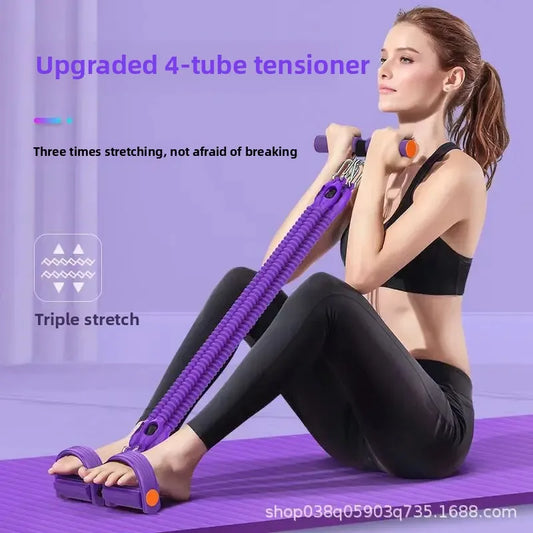 NEW Arrivals Multifunctional Fitness Treadmill Set Home Exercise Equipment Women  Men's Yoga Pilates Foot Pedal Resistance Band Abdomen Slimming Home Gym Accessories Sports Supplies