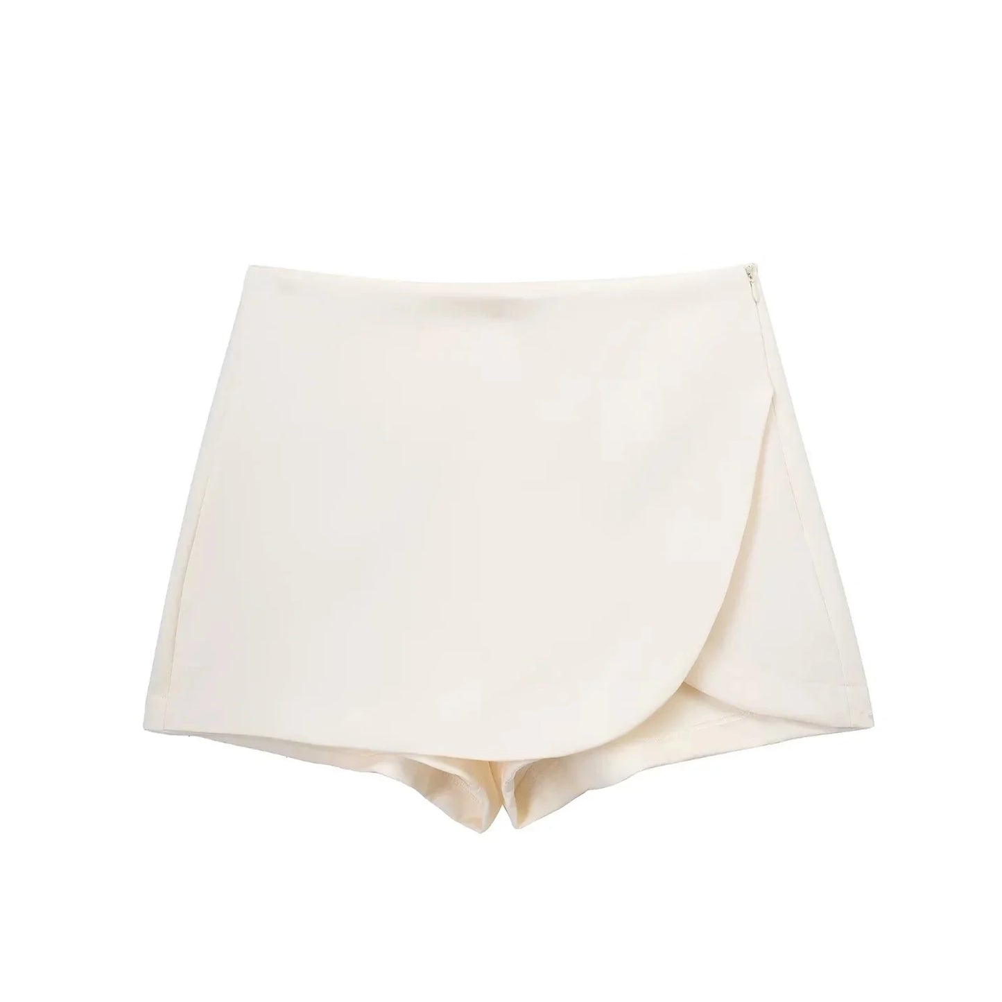 UK Size 7 Colors Women's Sexy Mini Skirt High Waist Brown Skirt Pants Stylish Summer Pink Black Mini Skirt Shorts Asymmetric Casual Off White Skirt