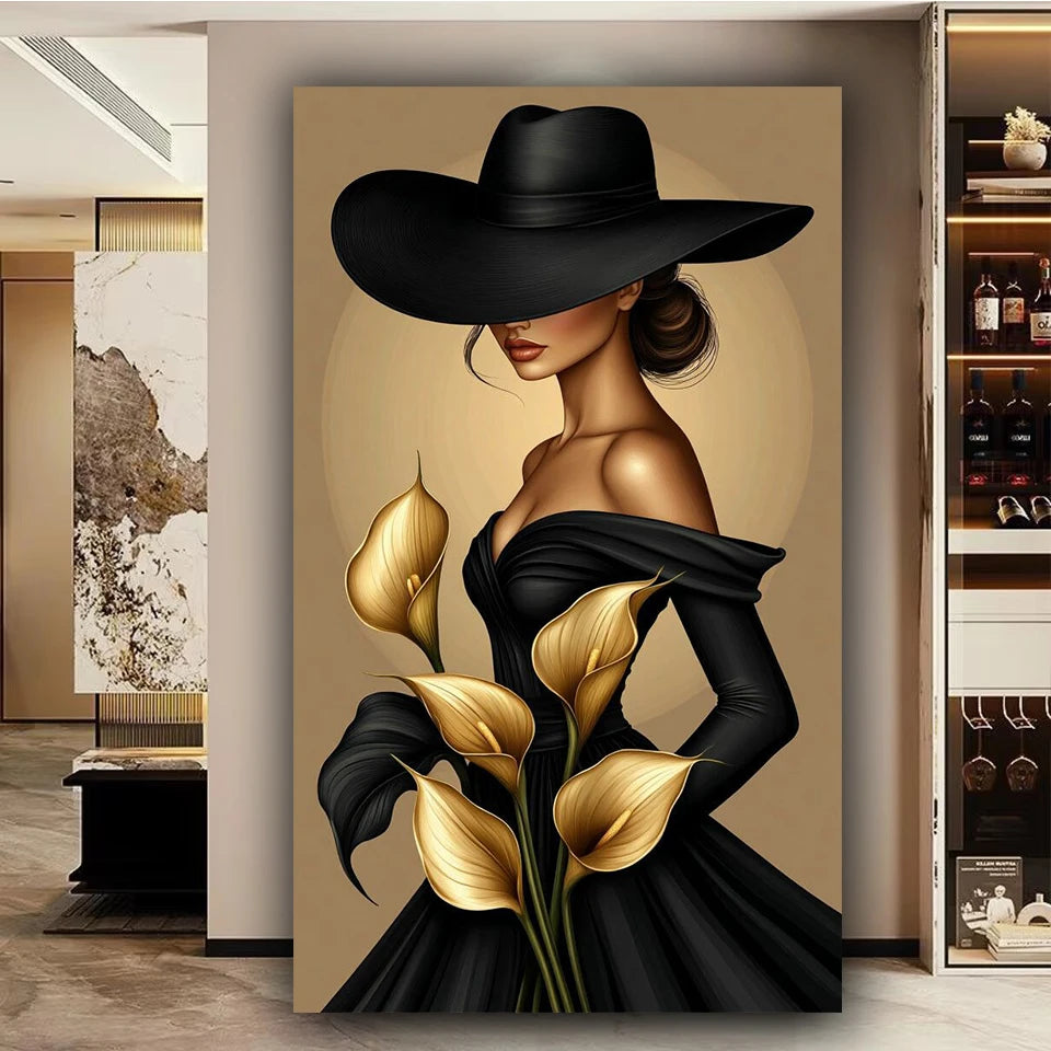 Elegant and Charming Lady Diy Diamond Painting New 2026 Diamond Art Mosaic Jewelry Cross Stitch Christmas Gift Home Living Room Decor