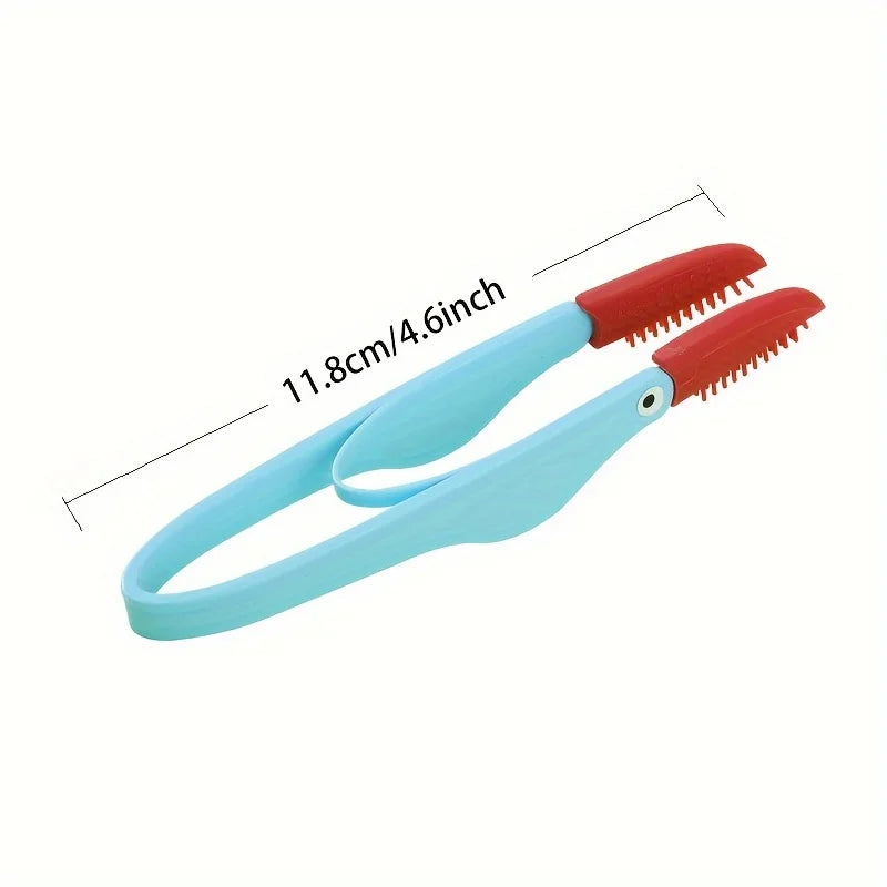 Silicone Pet Tear Stain Remover Comb, Gentle Grooming Tool for Cats, Eye Cleaning Clippers, Non-charging Soft Brush for Mat Open