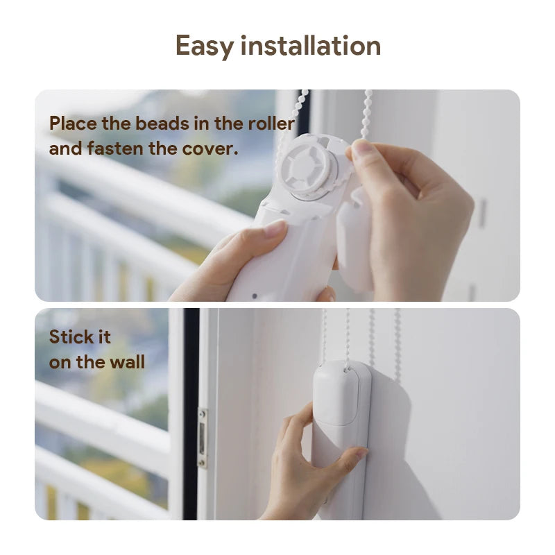 1/2 PCS Set APP Control TUYA Drapes Roller Blind Robot Motor Rechargeable Automatic Curtain Motorized Shutter Opener Siri Voice Control For Alexa Google Assistant