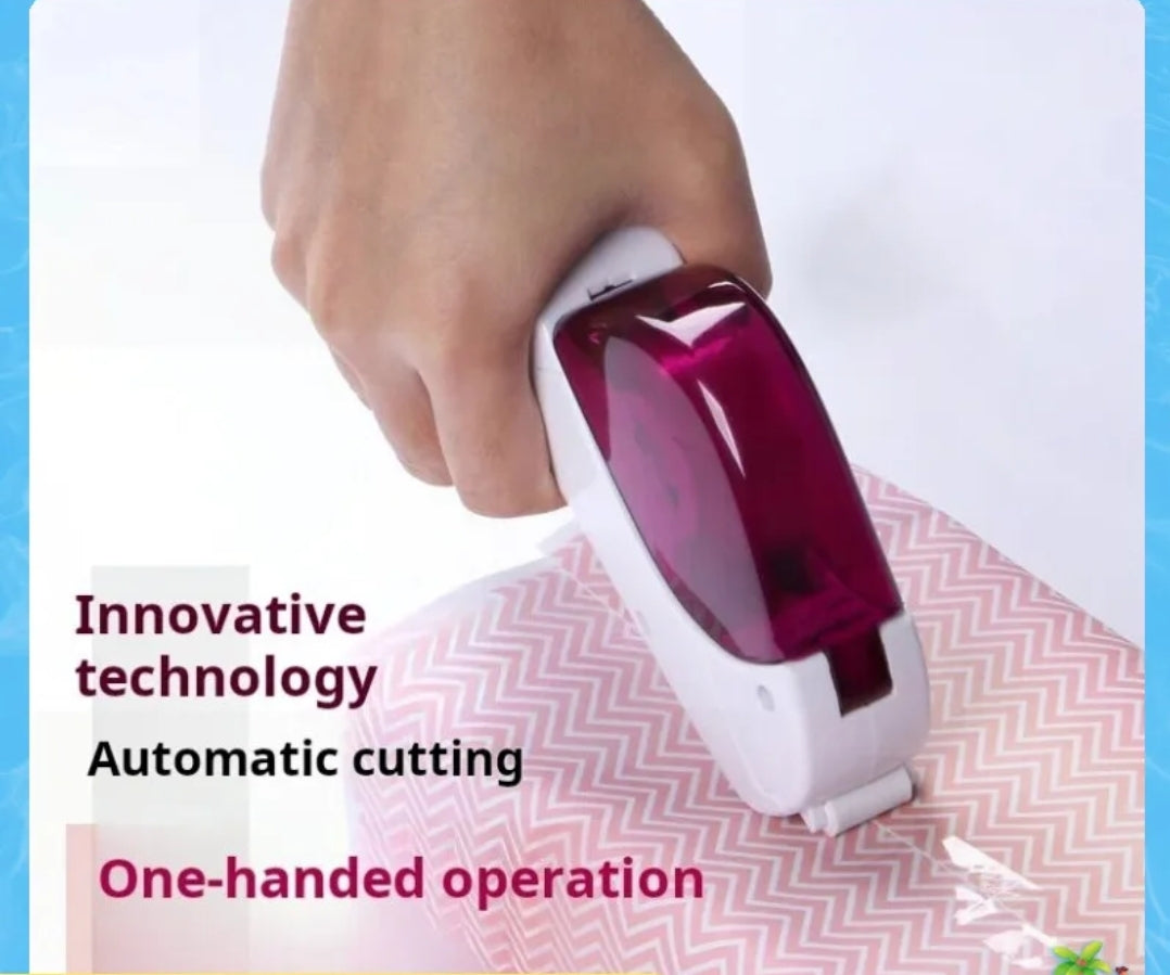 Intelligent Transparent Tape Cutter Portable Stationery Hand Held Tape Holder Study, Office Supplies