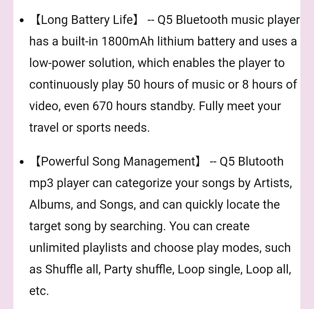 Portable WiFi MP4 Player Bluetooth MP5 HiFi Sound Music  MP3 Player 4.0 "Full Touch Screen FM/Recorder/Browser/Support Max 512GB