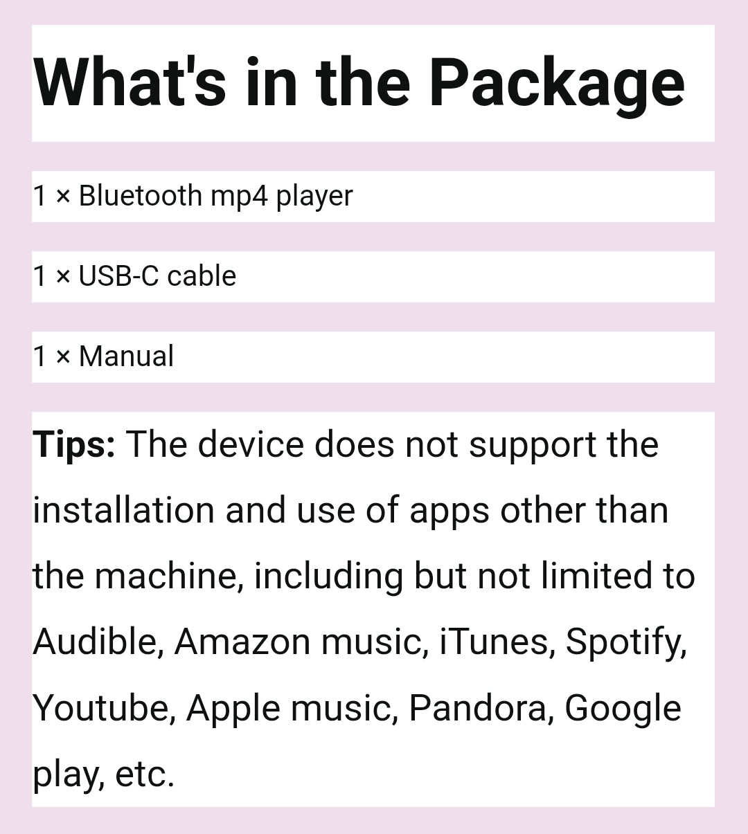 Portable WiFi MP4 Player Bluetooth MP5 HiFi Sound Music  MP3 Player 4.0 "Full Touch Screen FM/Recorder/Browser/Support Max 512GB