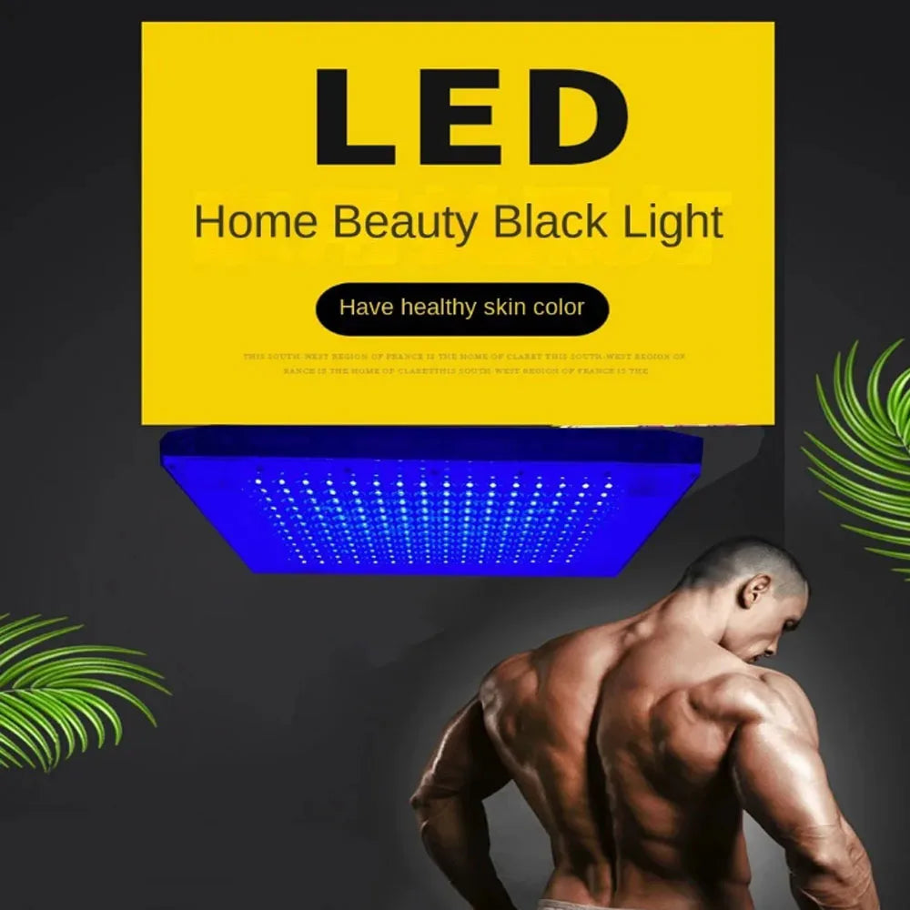 NEW LED UV Ultraviolet  Face Body Tanning Lamp  Full Blue Light Beauty Black Light Home Sunbathing Tanning Light Bronze Skin Care Accessories Body Care Supplies