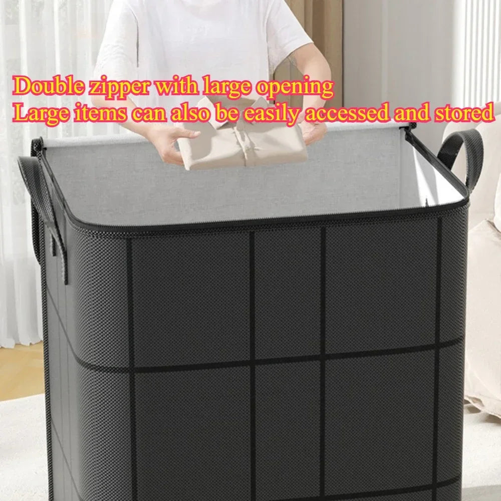 3 PCS Set Travel Moving Packing Bags Thickened Storage Bag Waterproof and Moisture-Proof Packaging Convenient Household Moving Large Capacity Storage Bag Clothing Supplies