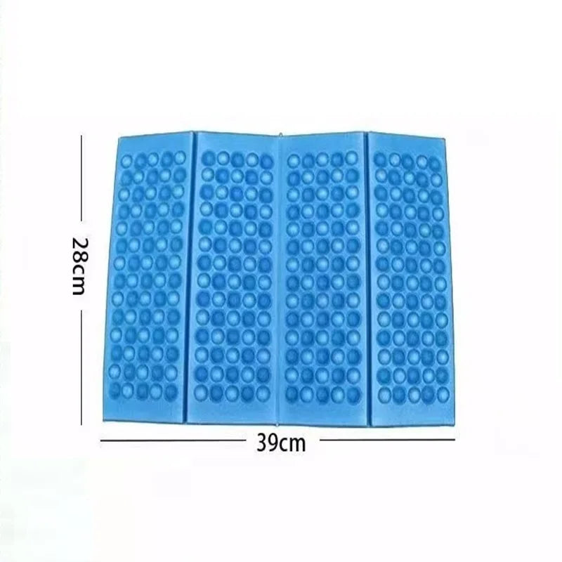 2 PCS Set Folding Mat Outdoor Mat Picnic Blankets Camping Foam Pad Waterproof Foam Seat for Picnic Hiking Backpacking Mountaineering