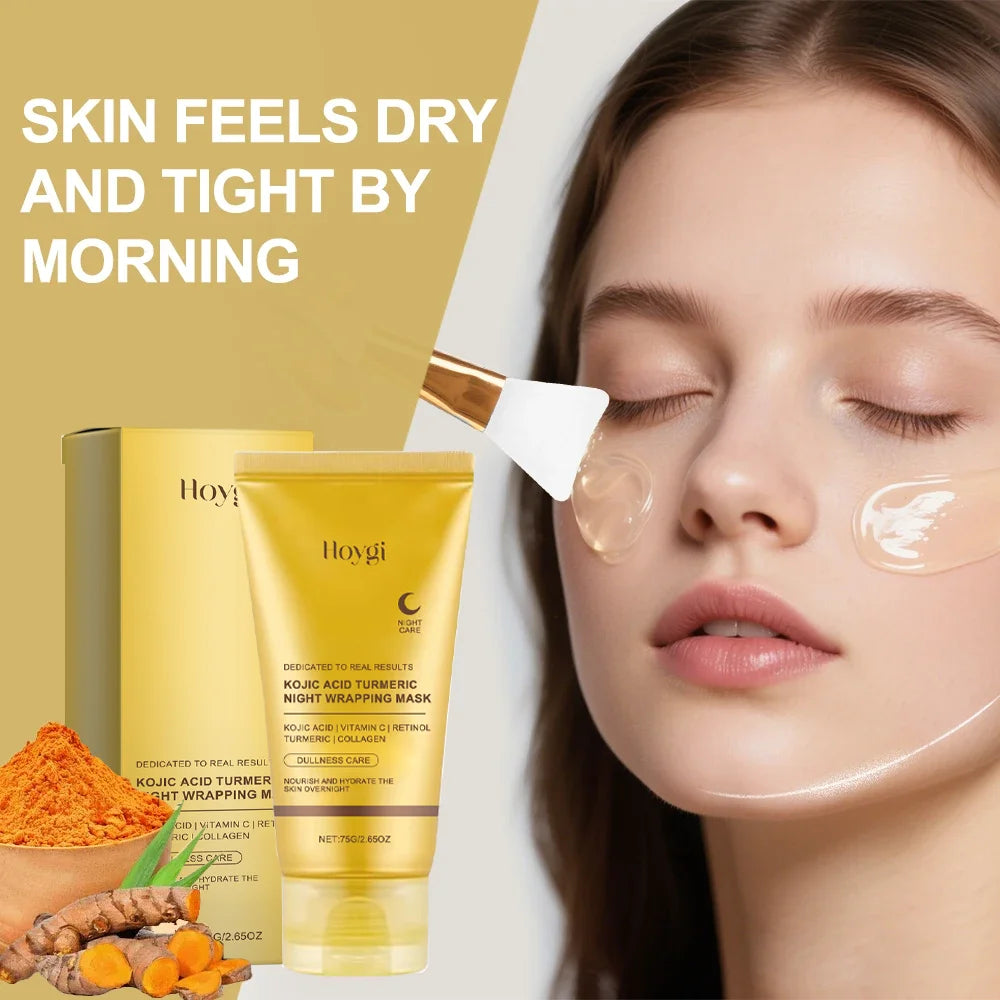 Buy 5 Get 5 Free Turmeric- Collagen Mask Peel Off Mask Face Anti Wrinkle Lifting Korean Skin Care Masks Skin Firming Moisturizing  For Nighttime Care