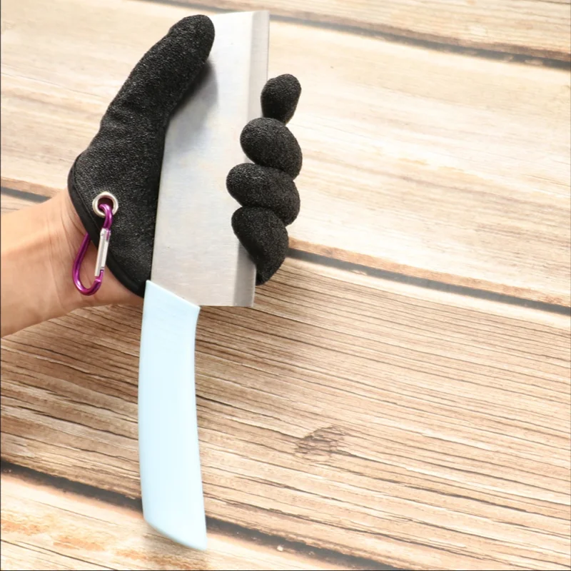 2 PCS Set Fishing Catching Gloves Magnet Release Anti-Slip Protect Hand From Puncture Scrapes Waterproof Fishing Gloves Home Gardening Gloves