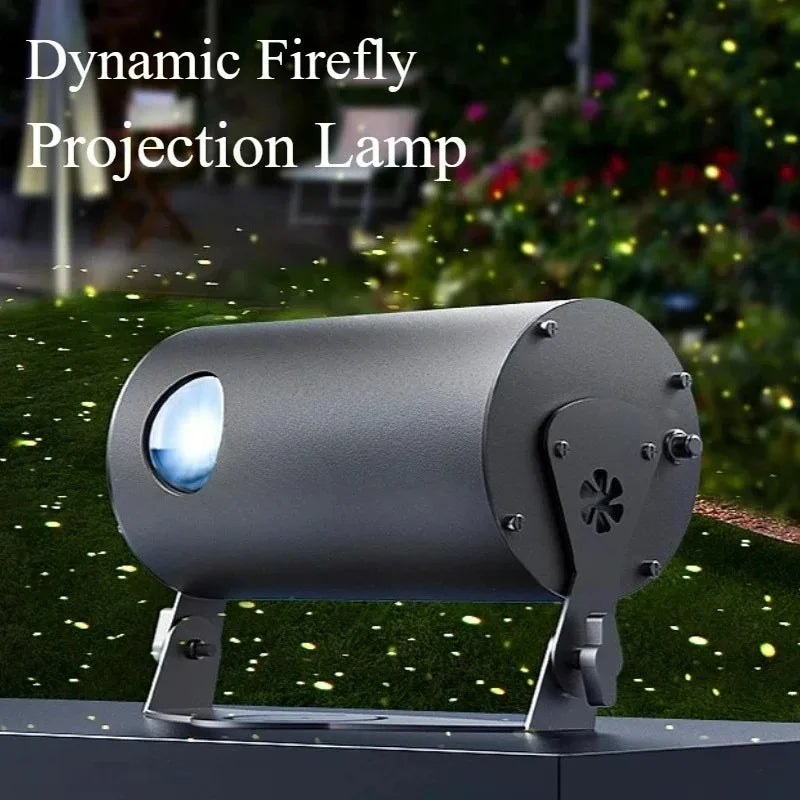 For Home Villa Dynamic Colorful Firefly Projection Lamp with Remote Control Light Adjustment Outdoor Waterproof Courtyard Lawn Garden Landscape Projector Lights System