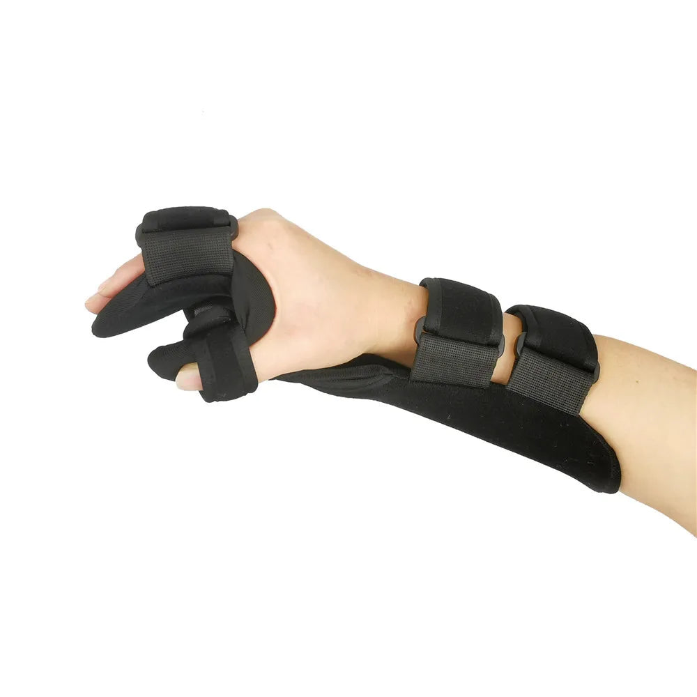 Stroke Hand Brace Support Adjustable Finger Night Hand Splint Support Orthopedic Wrist Rest Arthritis Tendonitis Rehabilitation Belt Medical Accessories