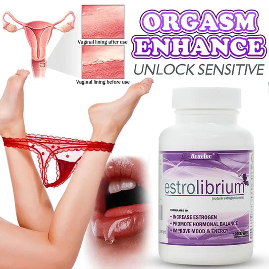 Female Estrogen Supplement - Promotes Hormonal Balance, Helps Increase Sexual Pleasure, Supports Energy, and Improves Mood