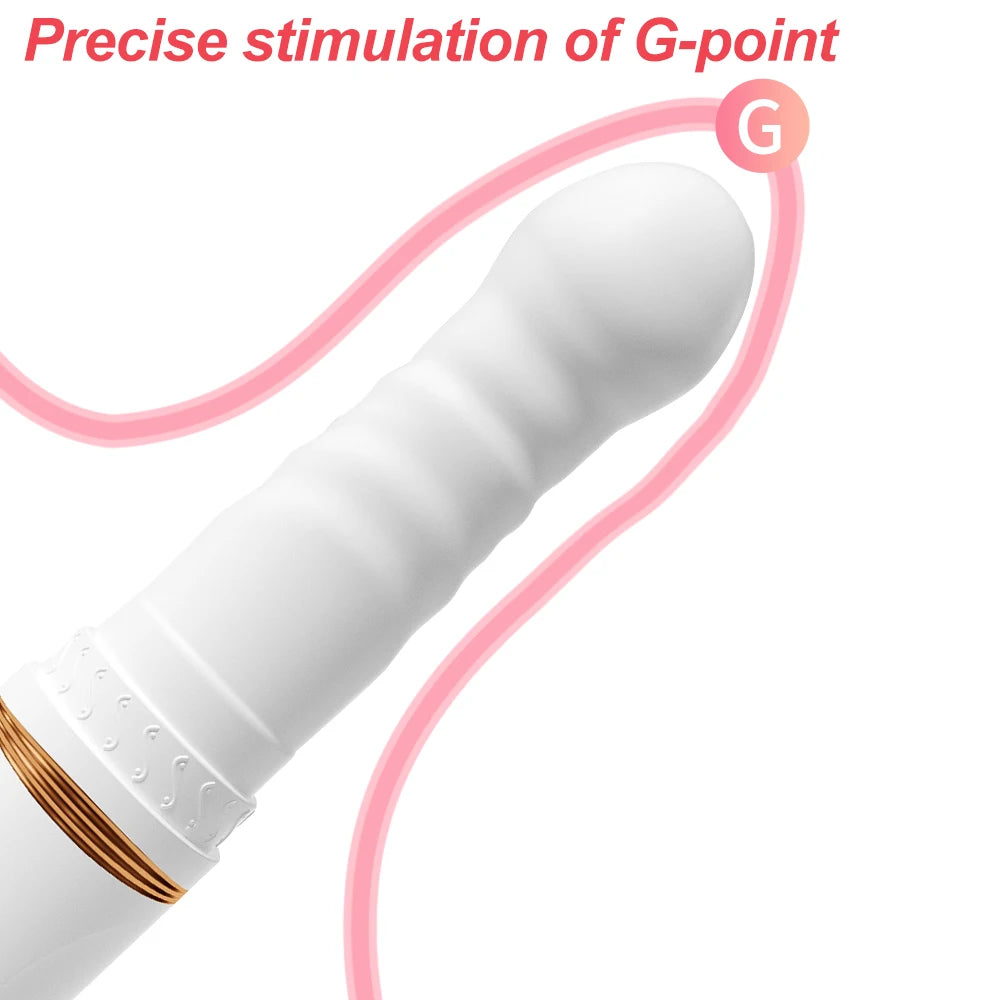 Telescopic Automatic Vibrator for Women Clitoris Stimulator Vagina Masturbation Thrusting G Spot Dildo Sex Toys Adult toys