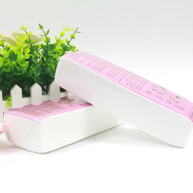 100pcs Women Men Hair Removal Wax Paper Nonwoven High Quality Body Leg Arm Hair Removal Epilator Wax Strip Paper Roll