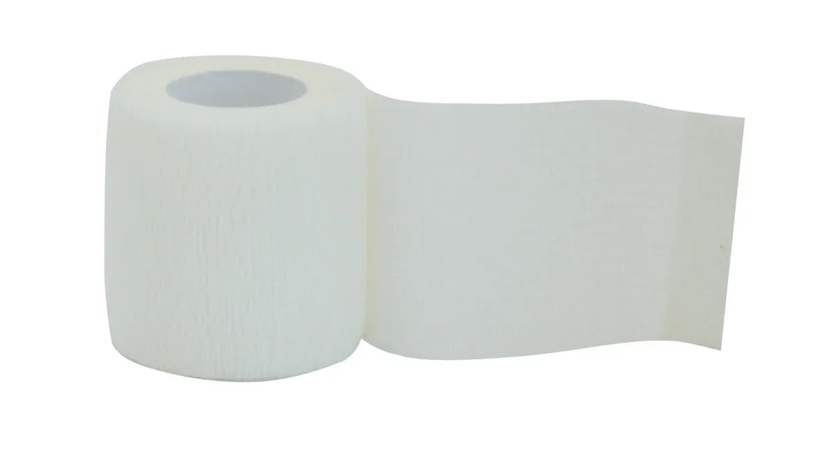 12/24 PCS Set White Sport Self Adhesive Elastic Bandage Wrap Tape Elastoplast For Knee Support Pads Finger Ankle Palm 2.5CM-15CM Workouts Running Cycling Gym Sports Accessories