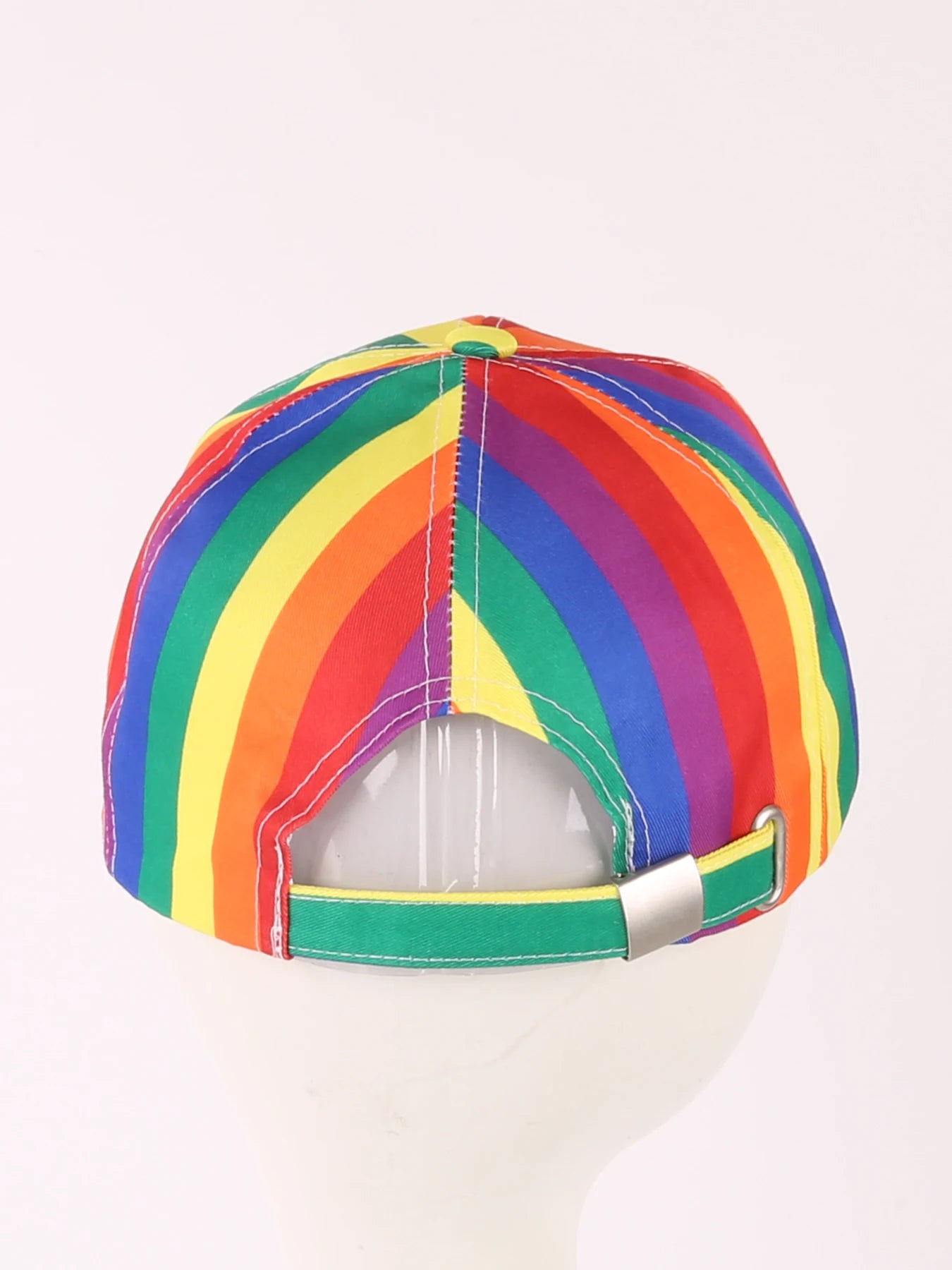 Pride Spring/Summer New Rainbow Stripe Sunshade Hat Baseball Hat Sports Duck Tongue Hat Street Trend for Men and Women