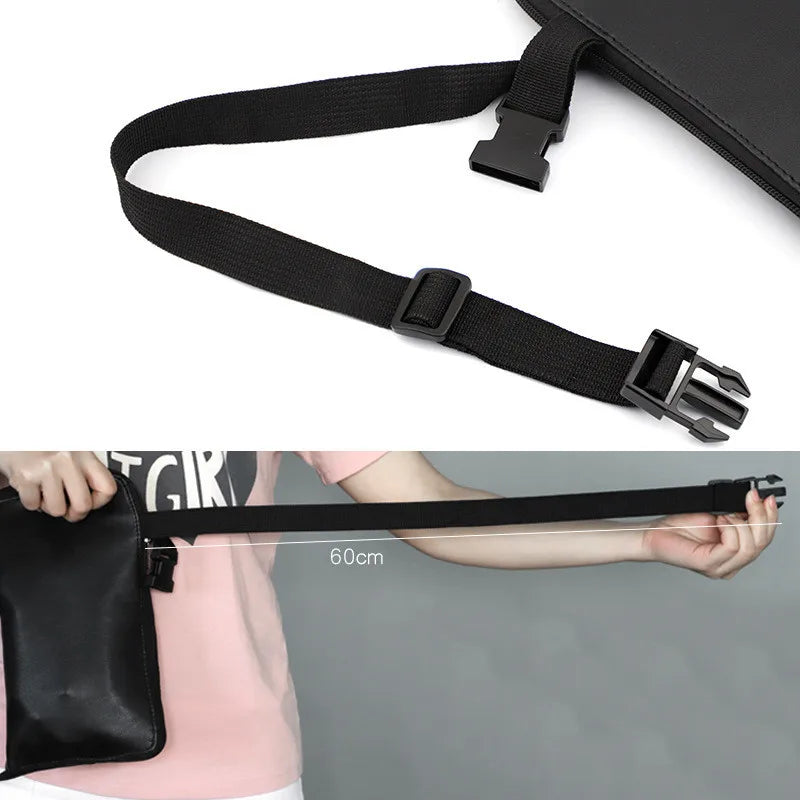 1PC "ONLY BAG" PU Leather Women Girls Make-Up Brush Bag With Zipper Belt Multi-function Cosmetic Bag For Professional Make-Up Artist Large Capacity Storage Bag Female Ladies Luxury Cosmetics Accessories Products