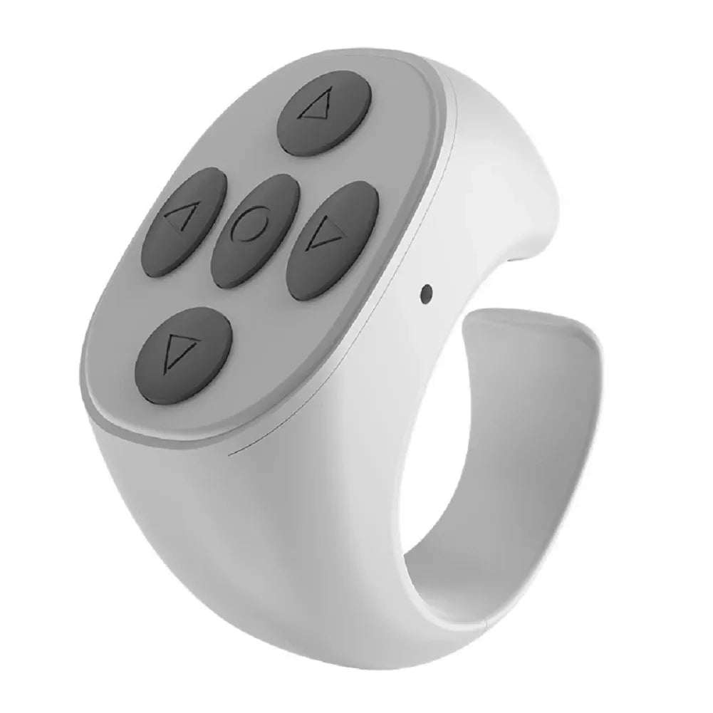 For Tik Tok Ring Remote Control Button Wireless Bluetooth-compatible Controller Fingertip Video Controller Automatic Page tool