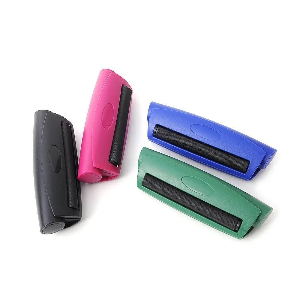 110mm Cigarette Rolling Machine with Moisture-Proof Tobacco Storage Tube Herb Roller DIY Pipe Smoking Accessories