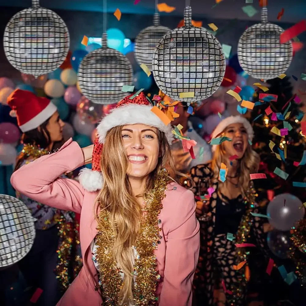 6-48pcs 22 Inches Silver Birthday Disco Party Ball Foil Ballon Set Happy Birthday Party Decoration Decorative balloons for party