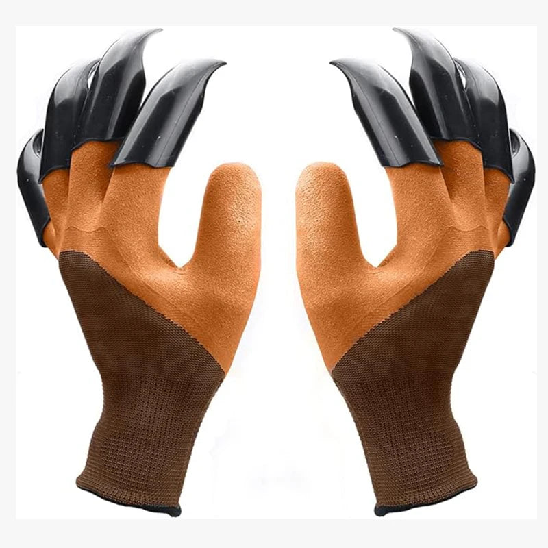 NEW Arrivals Green/Purple/Brown Color Garden Digging Gloves, Stab Resistant, Waterproof, Claw Resistant, Wear-Resistant, Ground Scraping, Grass Pulling, Soil Digging, Top Quality Gardening Gloves
