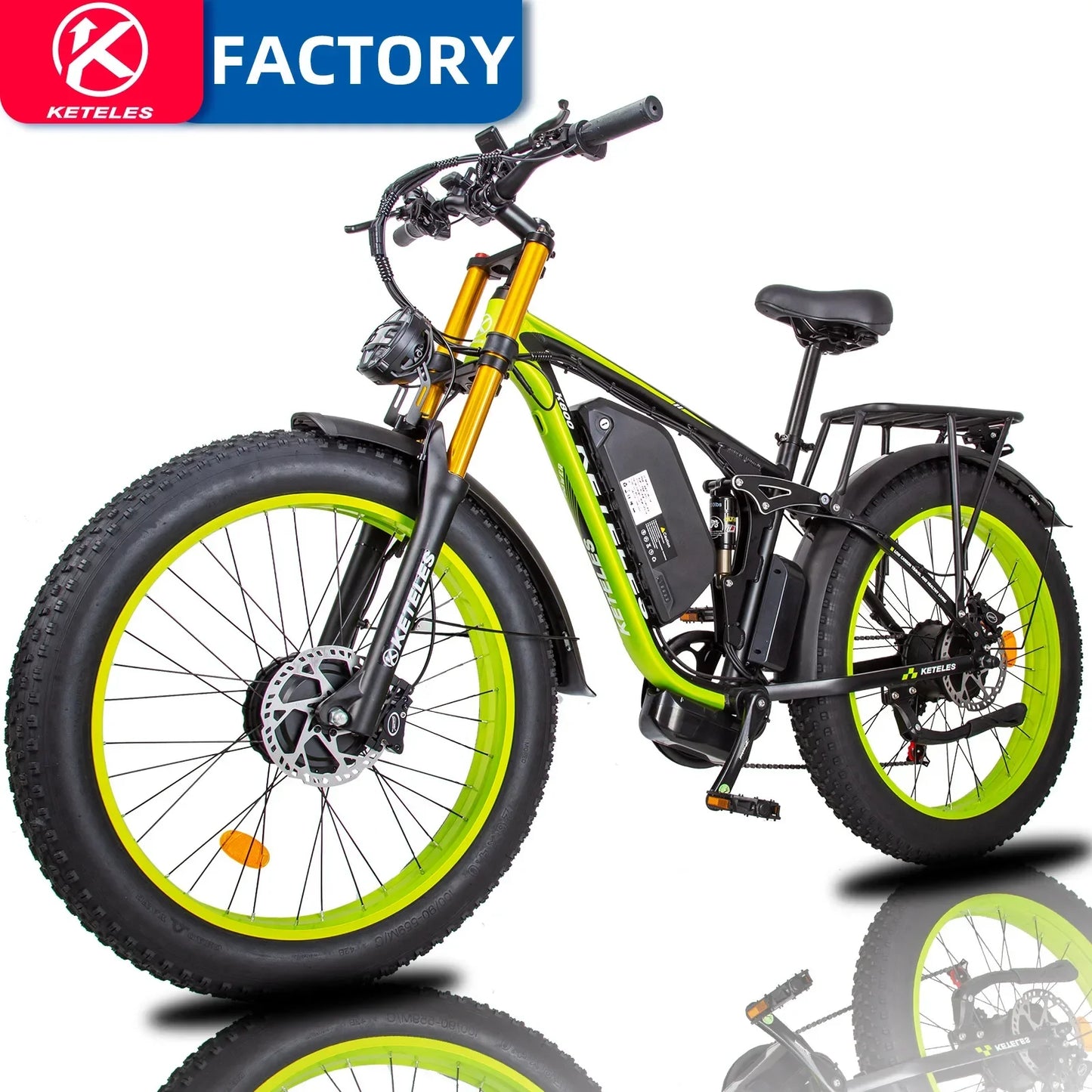 Motorcycle for Adult 2000W Dual Motor 48V 23AH Fat Tire Hydraulic Brake Soft Tail Frame Hydraulic Big Front Fork E-Bike