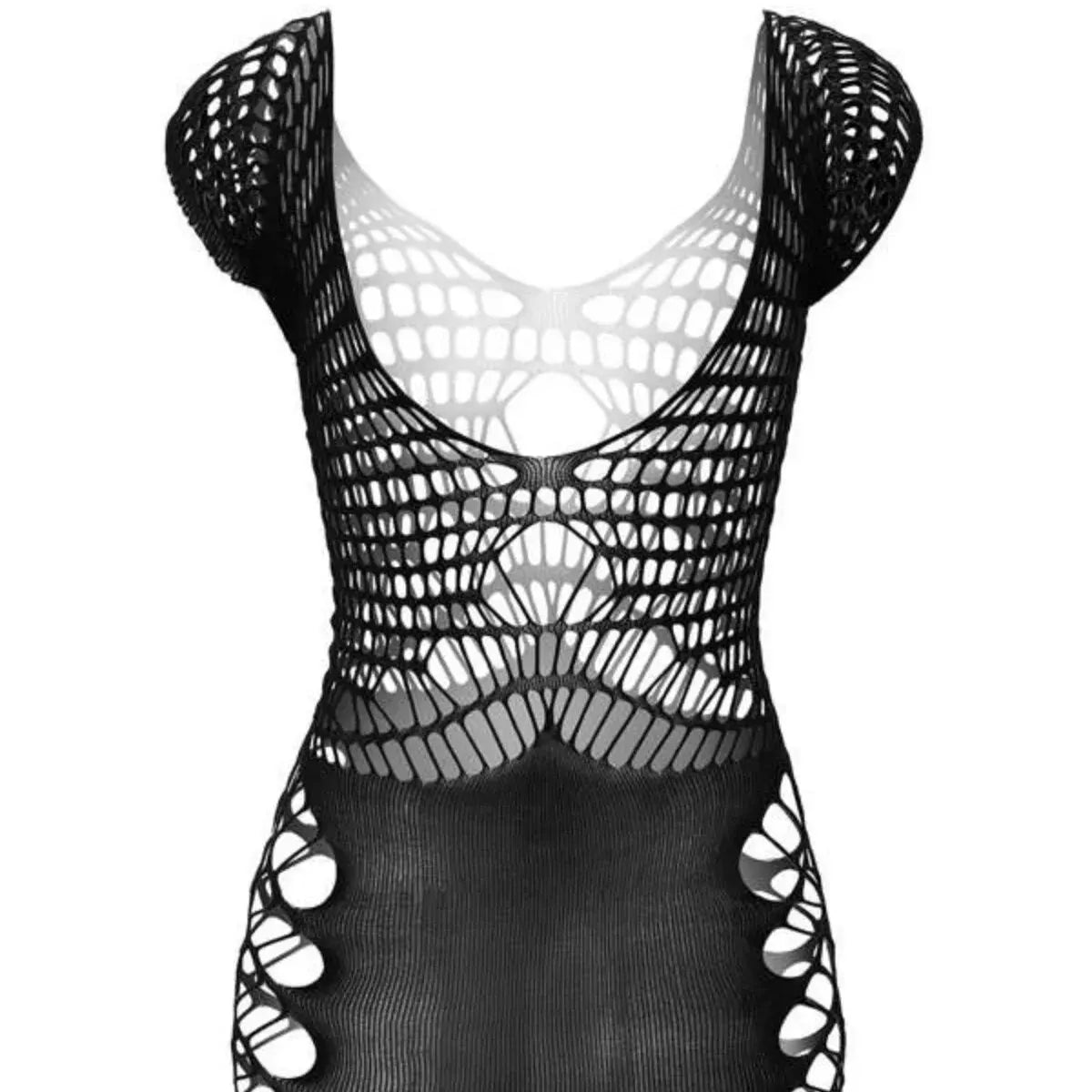 1PC Women Sexy Fishnet Cover Up Without Bikini Hollow Out See Through Bodycon Dress Beachwear Summer Women's Swimwear DS013