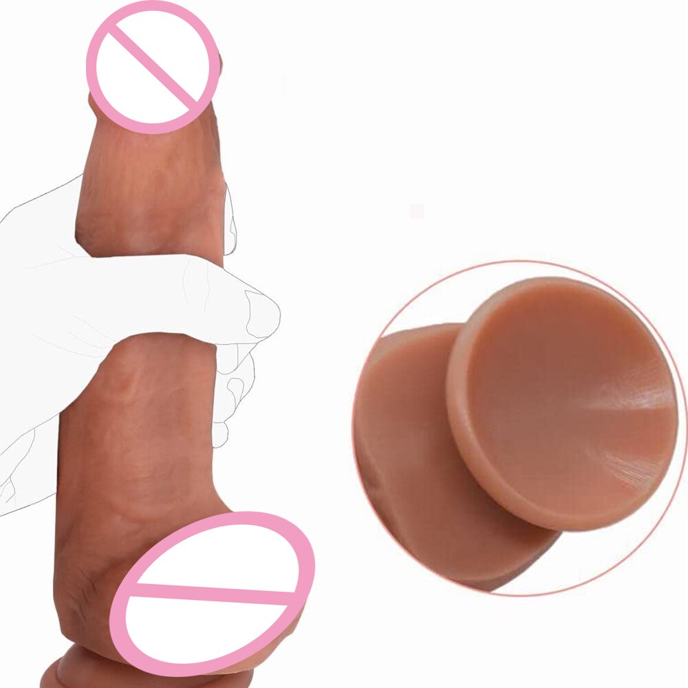 Sex Toys for Women 7 Inch Realistic Silicone Dildo with Suction Cup Soft Lifelike Thick Anal Dildo for Men G spot Stimulator