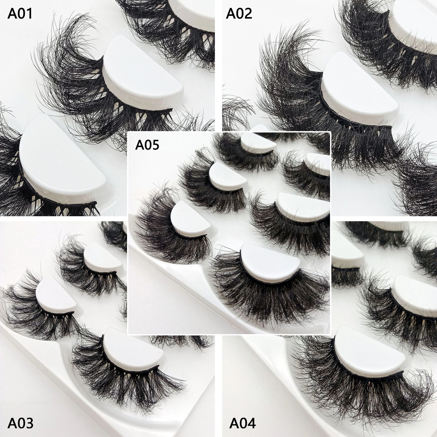 7 Pairs Fluffy False Eyelashes, Naturally Soft & Thick 9D Faux Mink Eyelashes , Enhance Eye Makeup