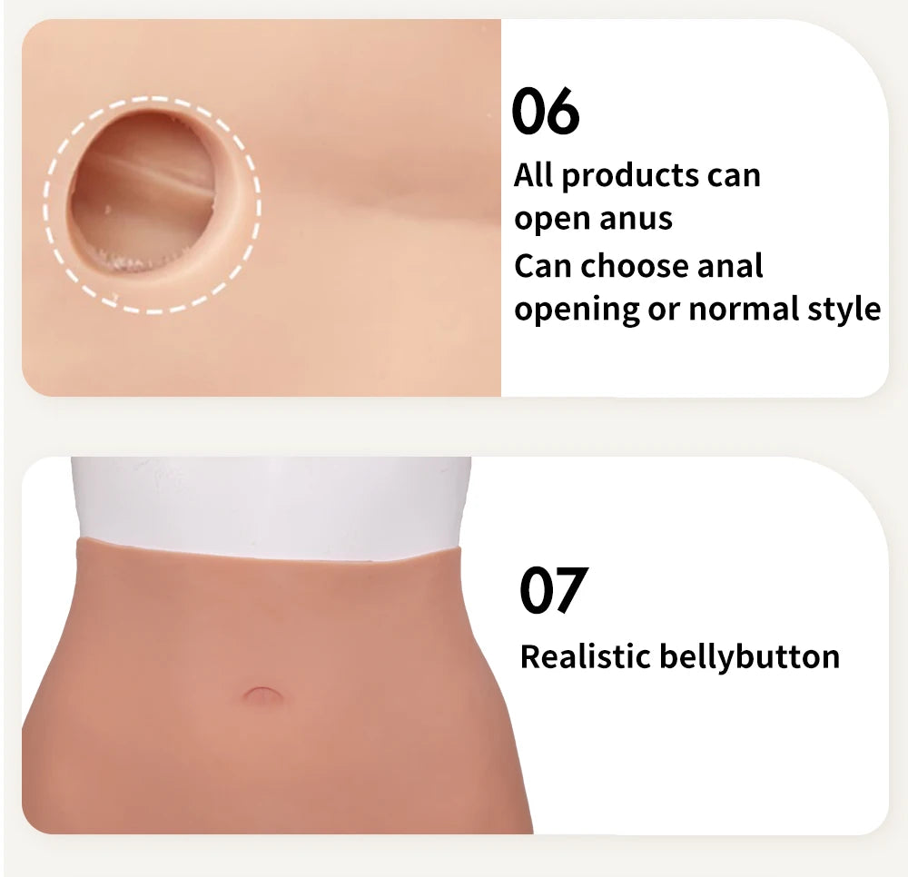 S - L Size 5 Point Pants Silicone Buttock Thick Hips Fake Buttocks Panties Enlarger Enhancement Butt Pants Silicone Buttock Cosplay Drag Queen Women Men Underwear