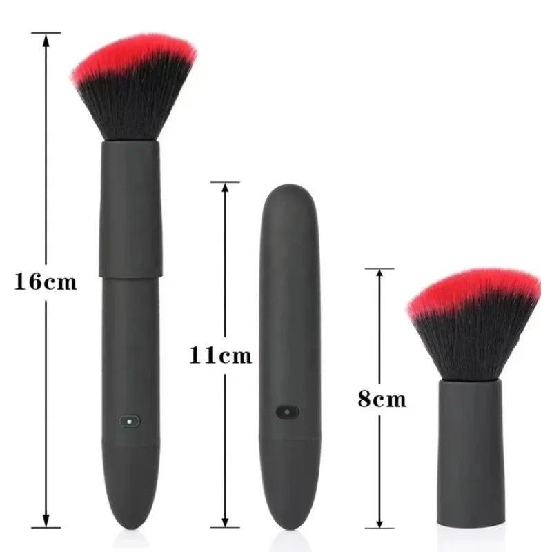 New Electric Makeup Brush Foundation Brush 10 Speeds Massage Vibration Loose Powder Blush for Face Makeup Beauty Tools