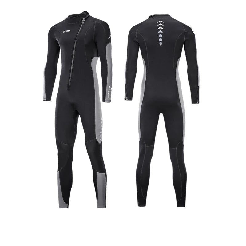 NEW S-4XL Plus Size 5 Colors Women Men Premium 3MM Neoprene Professional Diving Wetsuit Surf Scuba Diving Suit Keep Warm Kayak Surfing Fishing Spearfishing Kitesurf Women/Men Wet Suit